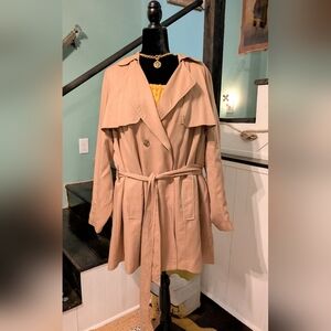 Women's Tan Trench Coat